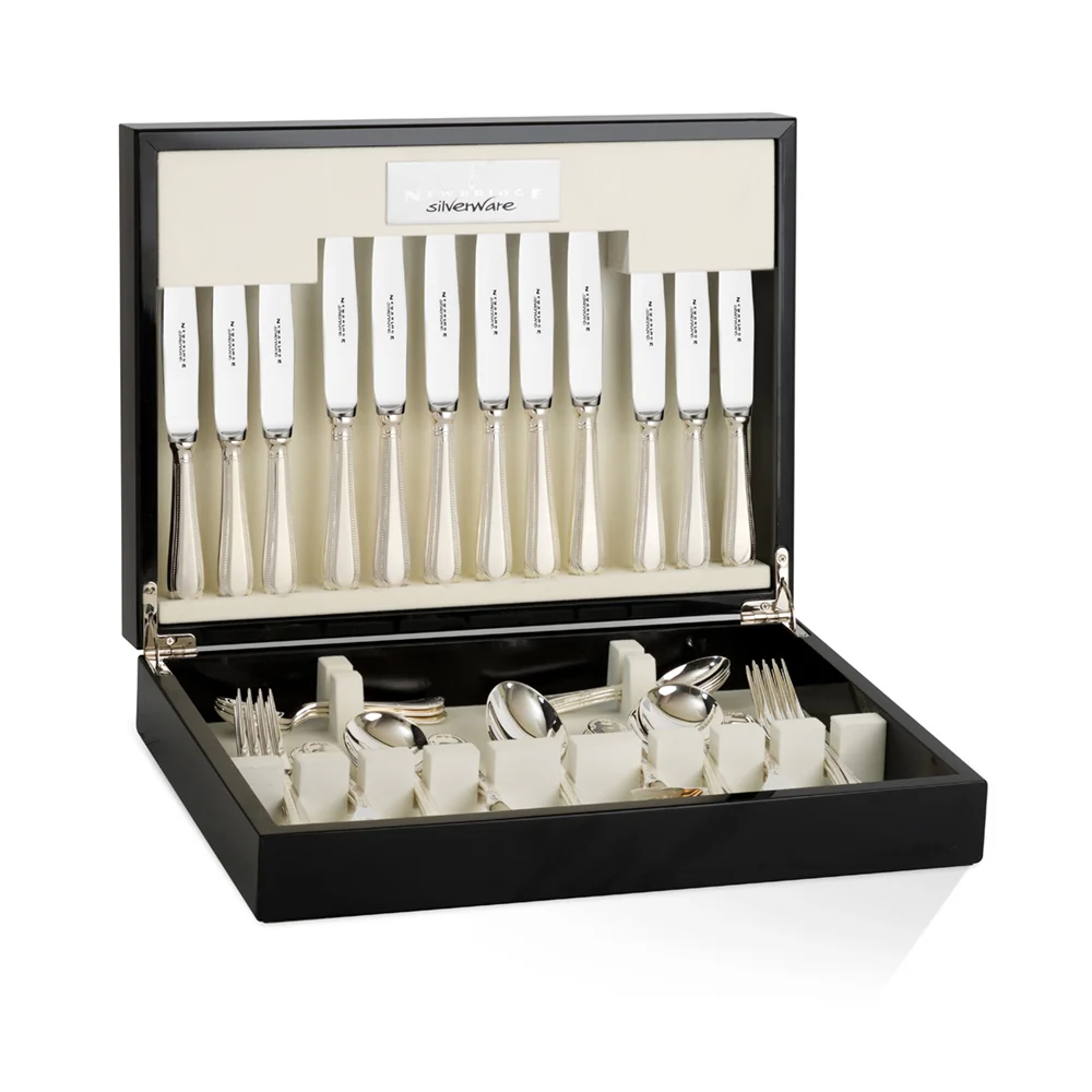 Bead Silver Plated 44 Piece Cutlery Set