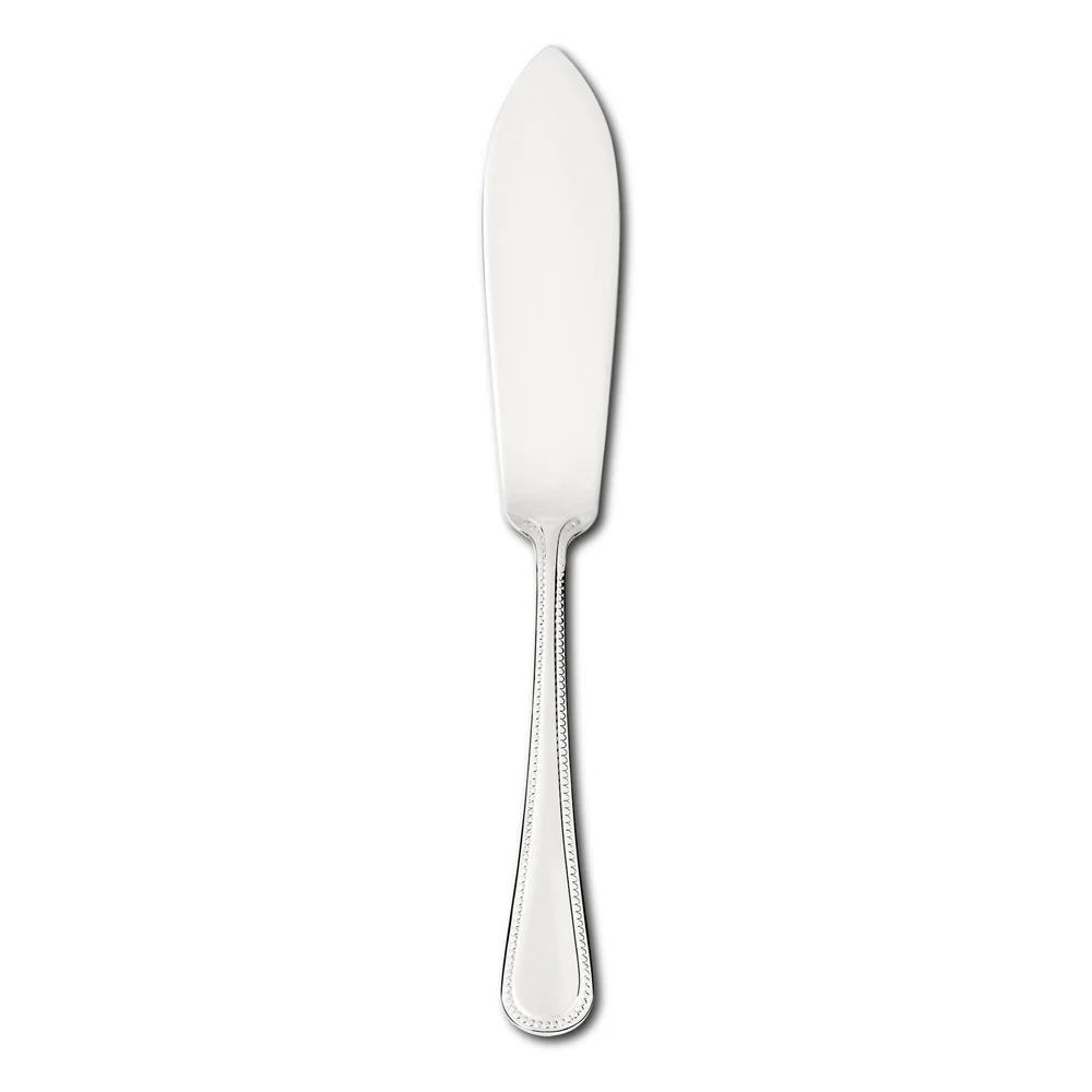 Bead Silver Plated Fish Knife - Single