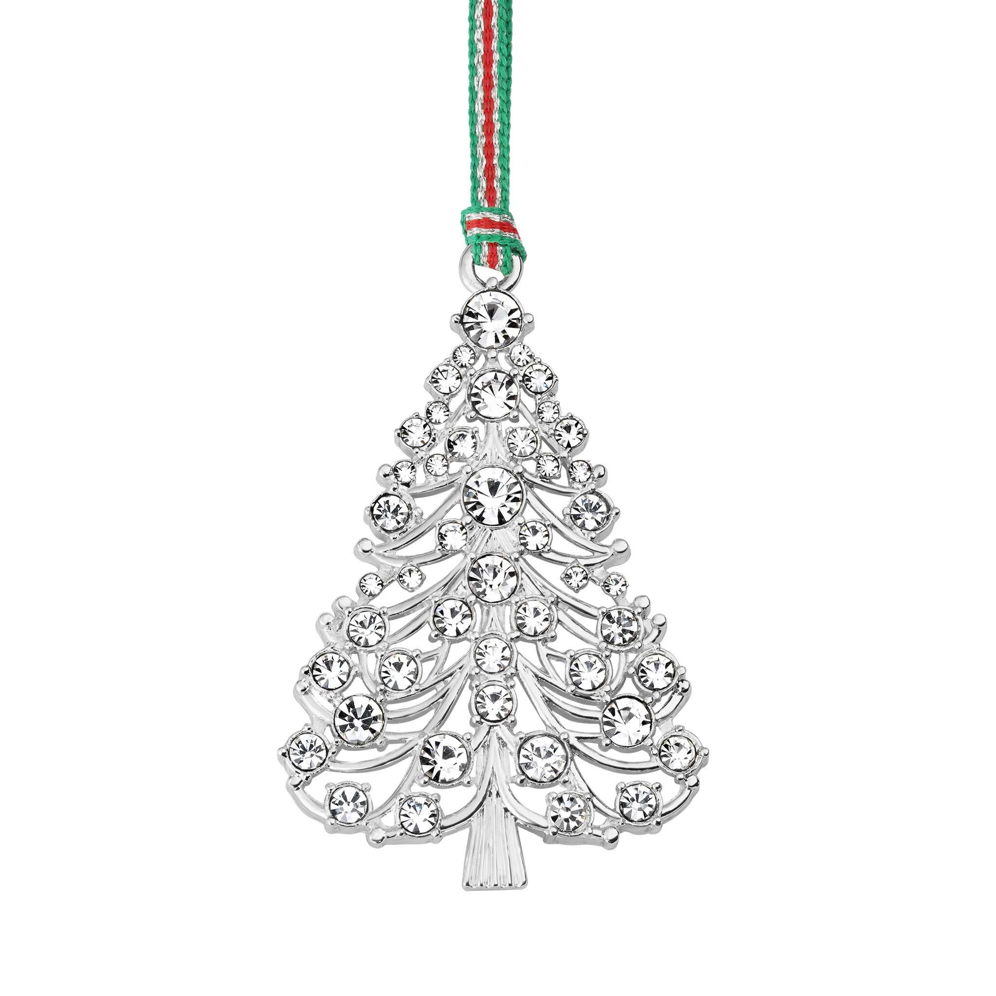 Christmas Tree with Clear Stones Decoration