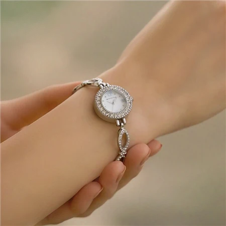 Ladies Watch Link Bracelet Double Clasp - Image 2