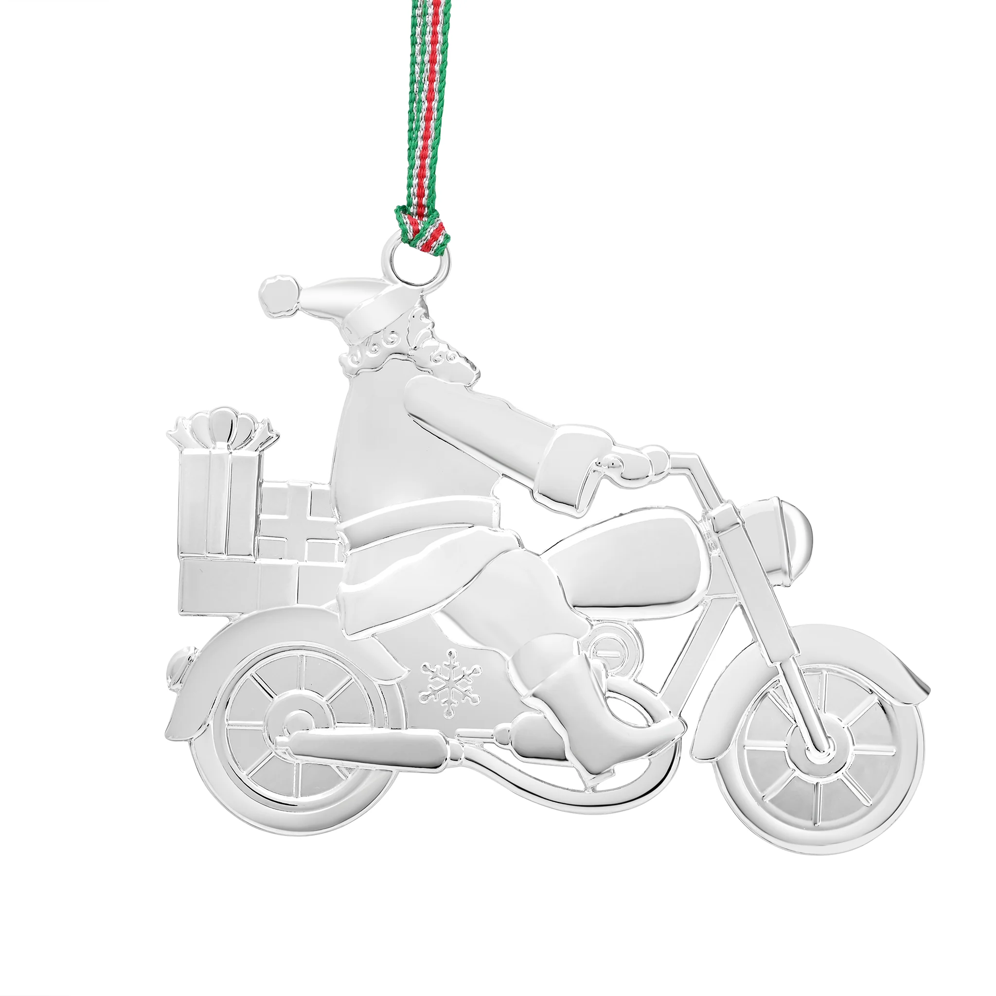 Motorcycle Santa Christmas Tree Decoration - Image 2