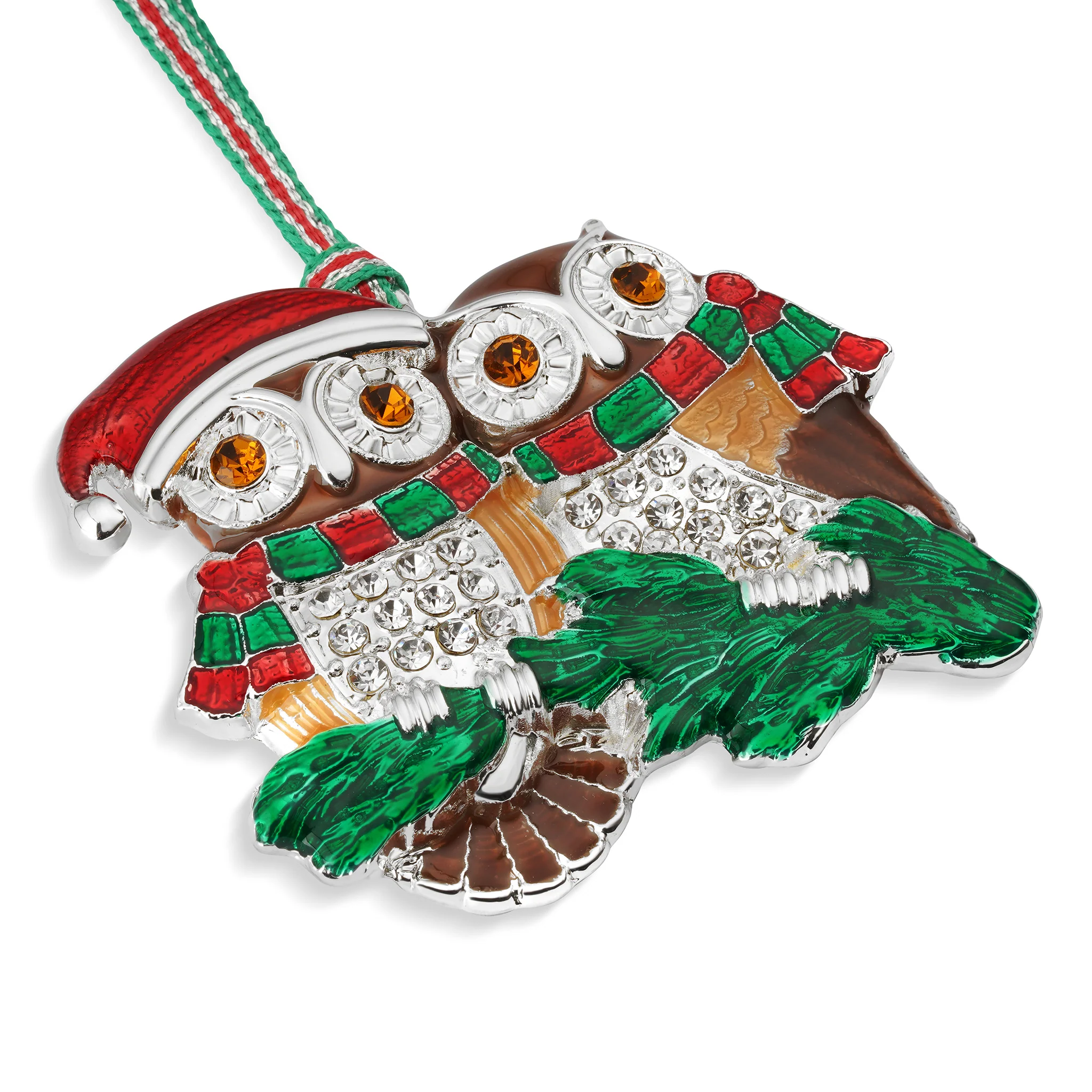 Owl Couple Christmas Tree Decoration - Image 2