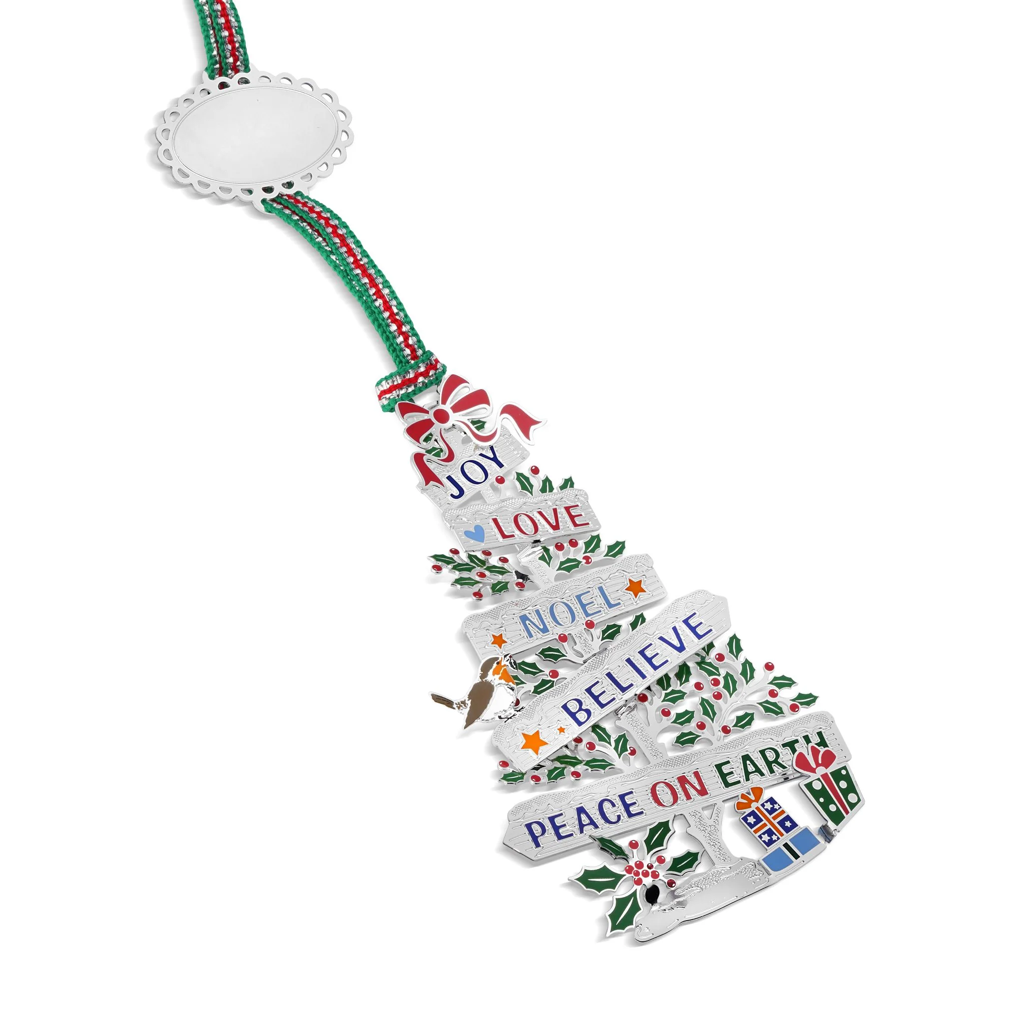 Peace on Earth Christmas Tree Decoration