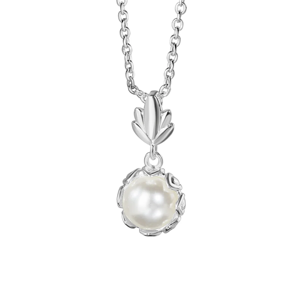 Pearl Leaf Pendant