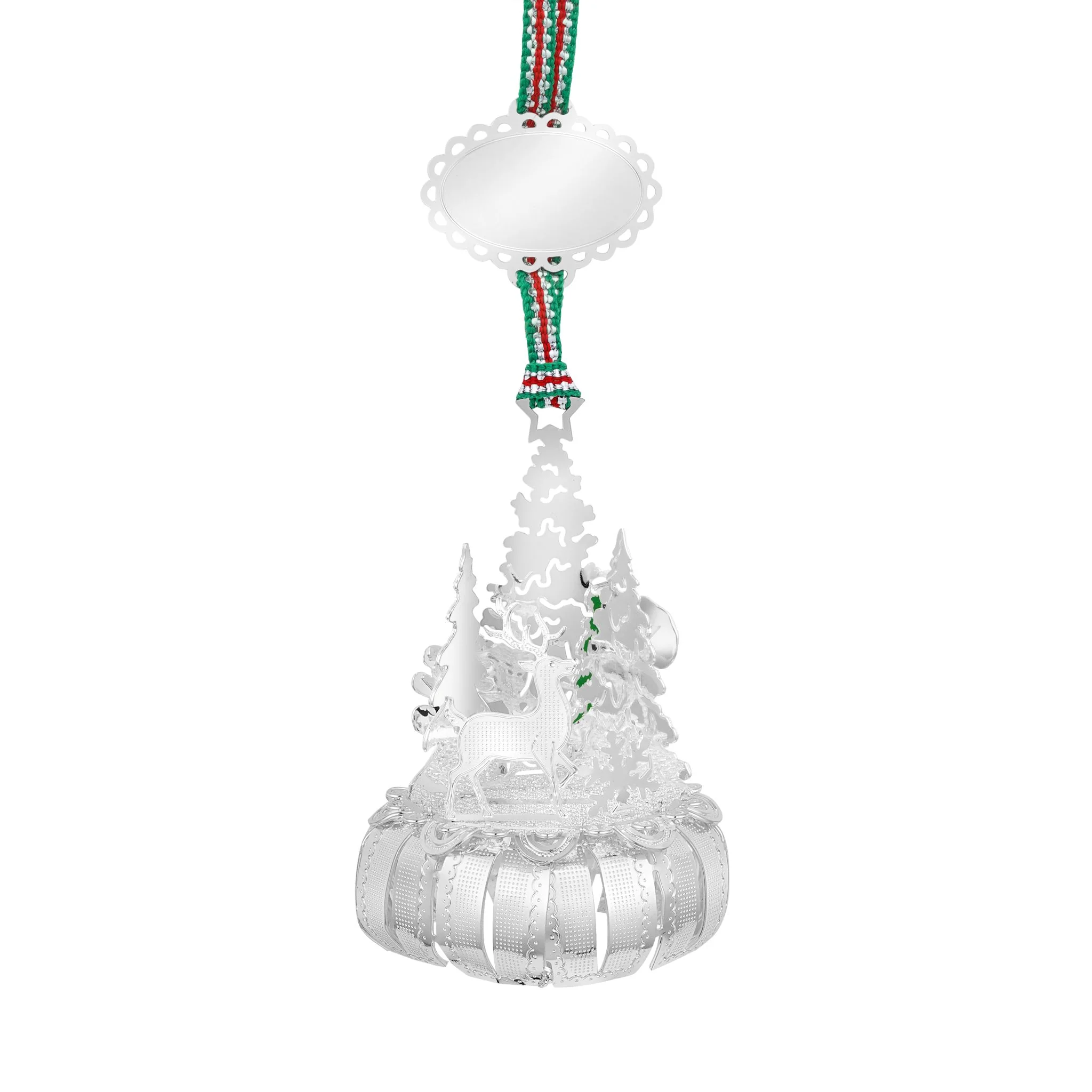 Santa Carousel Christmas Tree Decoration - Image 2