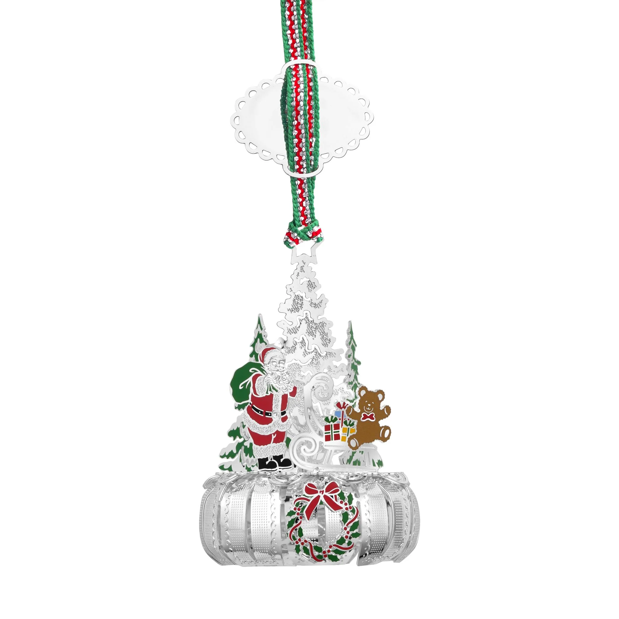 Santa Carousel Christmas Tree Decoration - Image 3