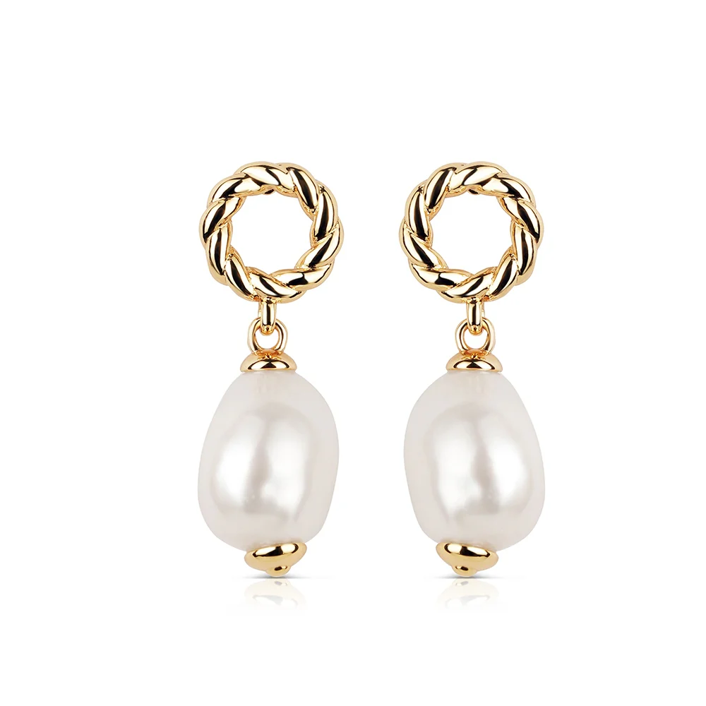 Sappho Baroque Pearl Earrings