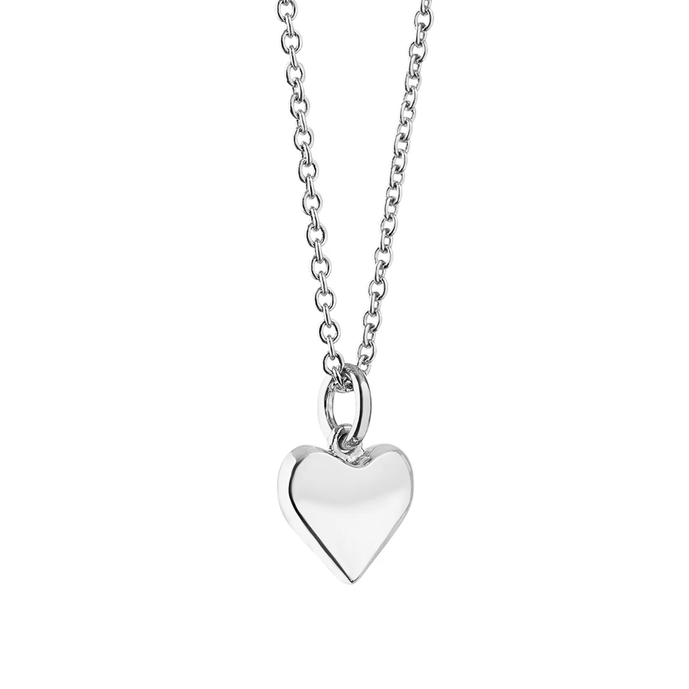 Silver Plated Pendant with Heart